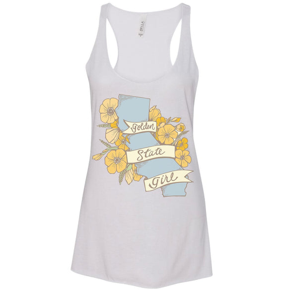Golden State Girl Racerback Tank-CA LIMITED