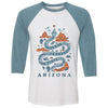 Grand Canyon Snake Arizona Baseball Tee-CA LIMITED