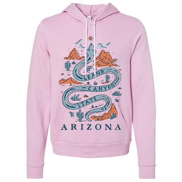 Grand Canyon Snake Arizona Pullover Hoodie-CA LIMITED