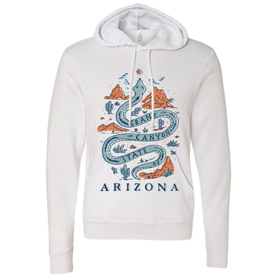 Grand Canyon Snake Arizona Pullover Hoodie-CA LIMITED