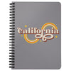 Groovy California Gray Spiral Notebook-CA LIMITED