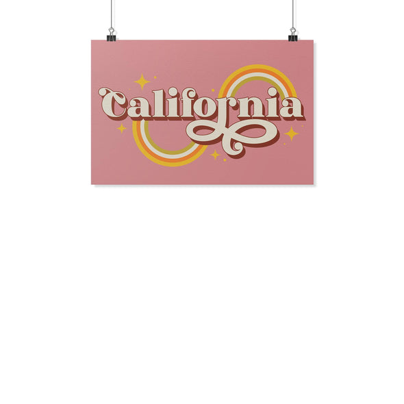 Groovy California Mauve Poster-CA LIMITED