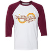 Groovy Rainbow Baseball Tee-CA LIMITED