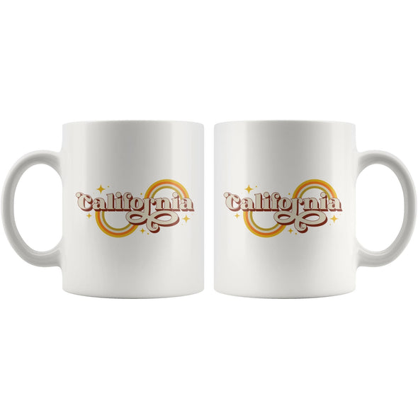 Groovy Rainbow Mug-CA LIMITED