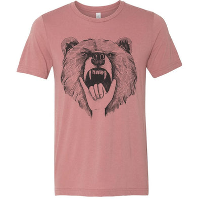 Hang ten Bear Mauve Tee-CA LIMITED