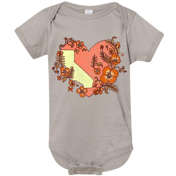 Heart State Baby Onesie-CA LIMITED