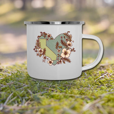 Heart State Green Camper Mug-CA LIMITED