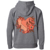 Heart State Raglan Toddlers Zip Up Hoodie-CA LIMITED