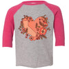 Heart State Toddler Baseball Tee-CA LIMITED