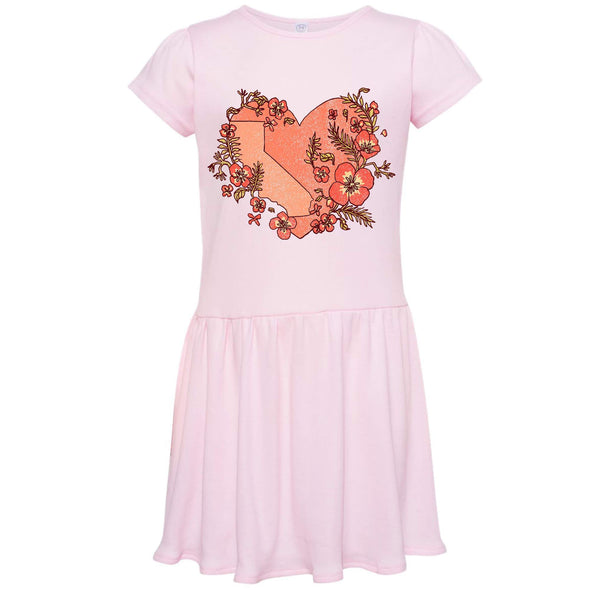 Heart State Toddlers Dress-CA LIMITED