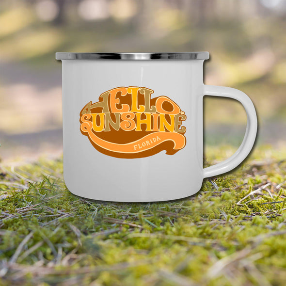 Hello Sunshine FL Yellow Camper Mug-CA LIMITED