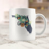 Home Grown FL Blue Ceramic Mug-CA LIMITED