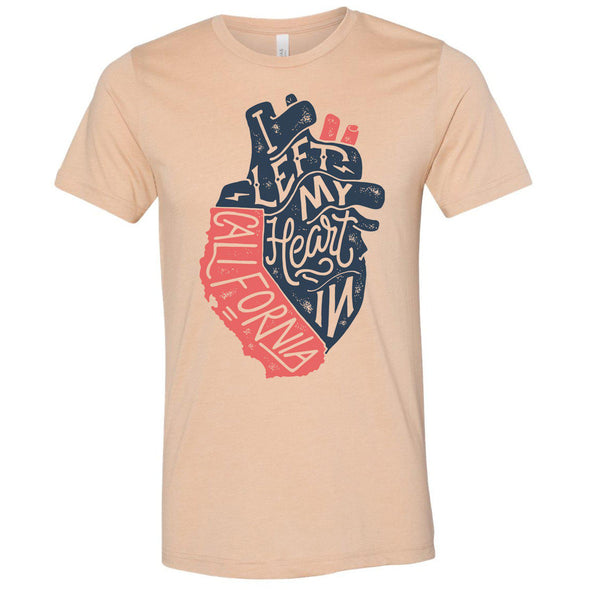 I Left My Heart In CA Tee-CA LIMITED