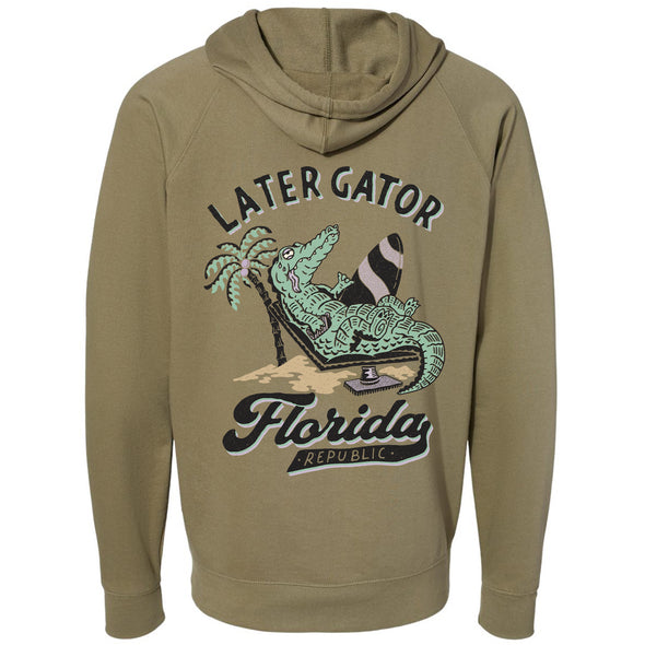 Later Gator Florida Raglan Zipper Hoodie