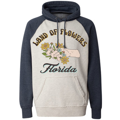 Land of Flowers Florida Raglan Hoodie