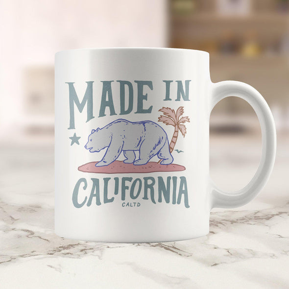 Made in California Blue-Grey Mug-CA LIMITED