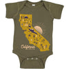 Map CA Love Baby Onesie-CA LIMITED