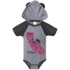 Map CA Love Hooded Baby Onesie-CA LIMITED