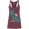 Map CA Love Racerback Tank-CA LIMITED