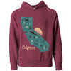 Map CA Love Raglan Toddlers Hoodie-CA LIMITED