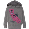 Map CA Love Raglan Toddlers Hoodie-CA LIMITED