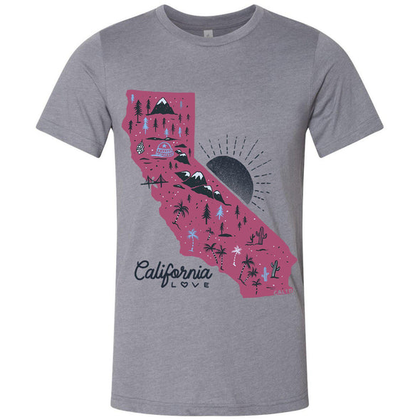 Map CA Love Tee-CA LIMITED