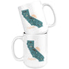 Map Ca Love Green Mug-CA LIMITED