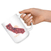 Map Ca Love Maroon Mug-CA LIMITED