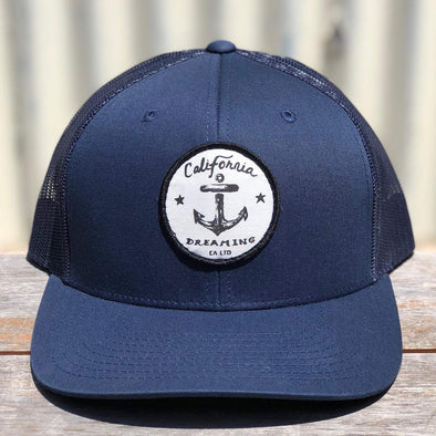 Navy Anchor Trucker hat-CA LIMITED