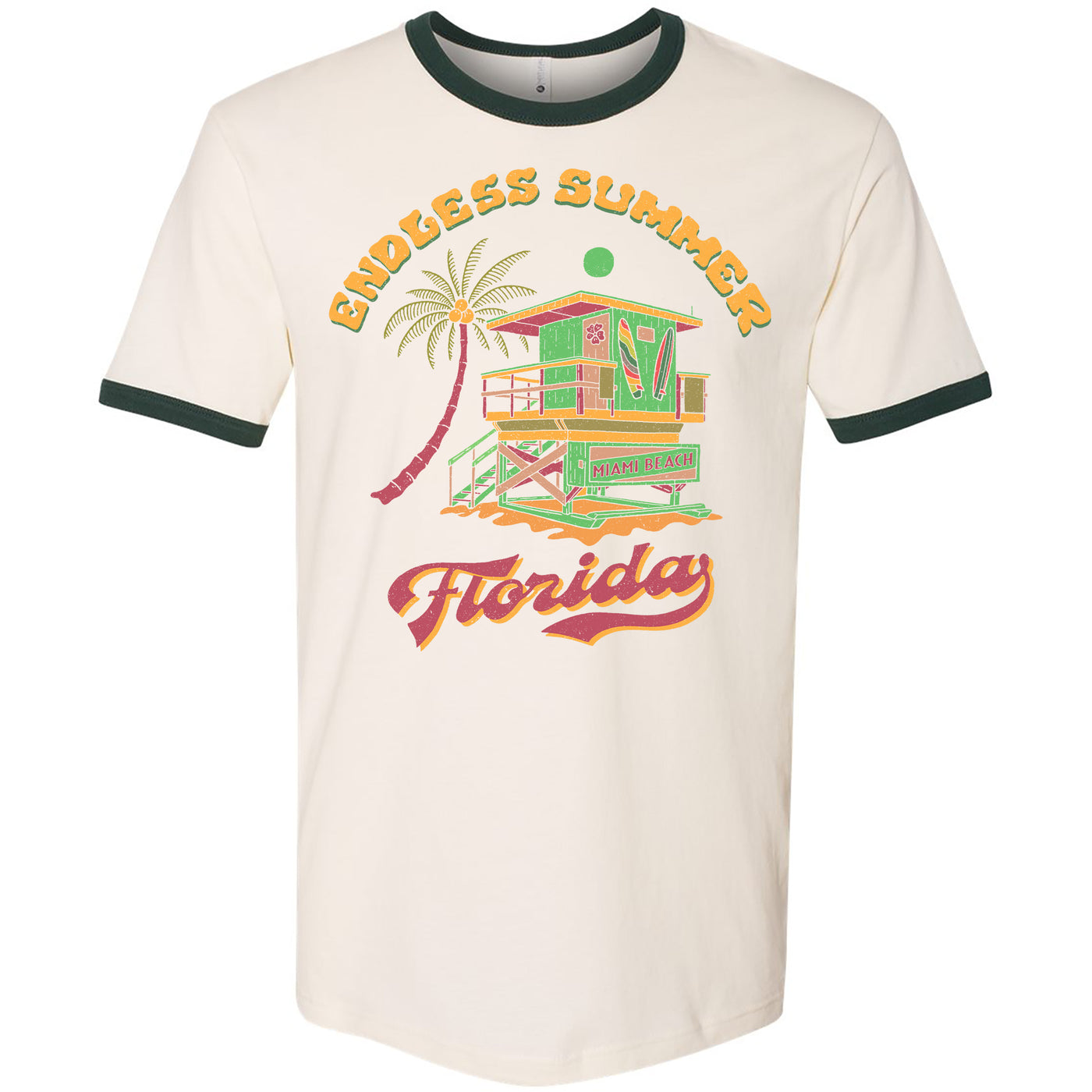 Endless Summer Florida Ringer Tee Endless Summer Florida Ringer Tee