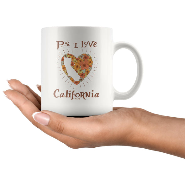 P.S. I Love California Mug-CA LIMITED