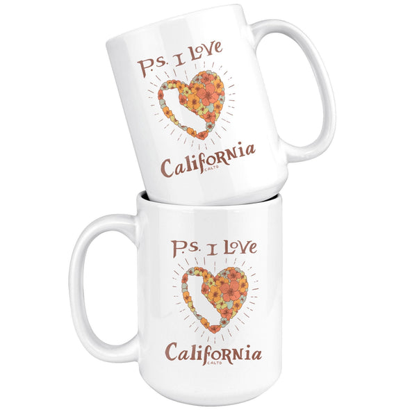 P.S. I Love California Mug-CA LIMITED