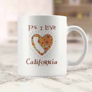 P.S. I Love California Mug-CA LIMITED