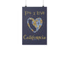 P.S. I Love California Navy Poster-CA LIMITED