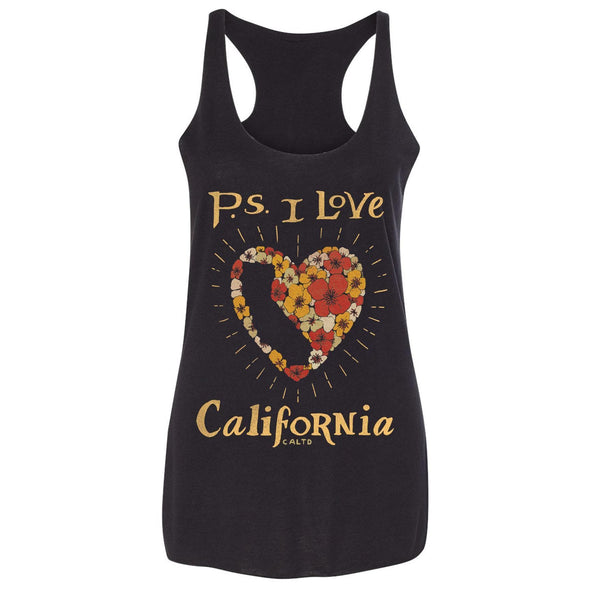 PS I Love California Racerback Tank-CA LIMITED