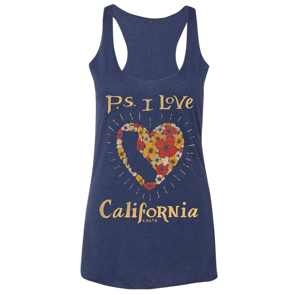 PS I Love California Racerback Tank-CA LIMITED