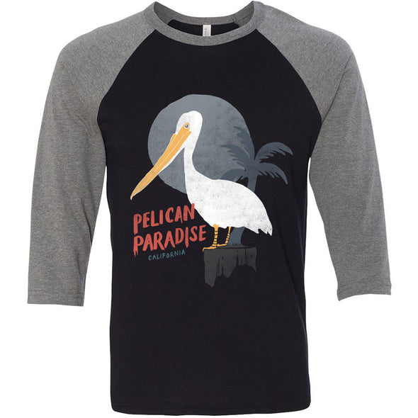 Pelican Paradise Baseball Tee-CA LIMITED