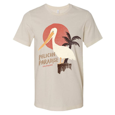 Pelican Paradise Soft Cream Tee-CA LIMITED