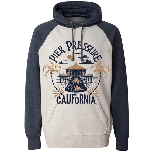 Pier Pressure Raglan Hoodie-CA LIMITED