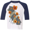 Poppies CA Love Toddler Baseball Tee-CA LIMITED