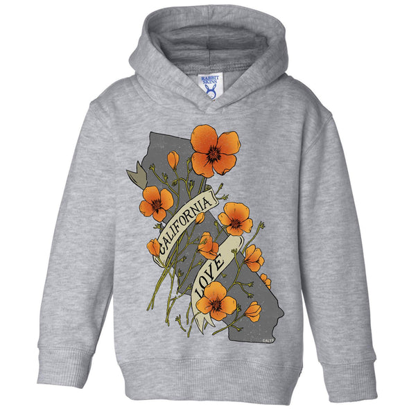 Poppies CA Love Toddlers Hoodie-CA LIMITED