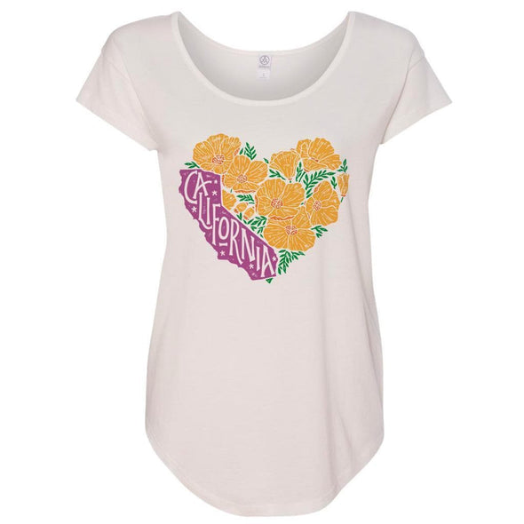 Poppy Heart White Dolman-CA LIMITED