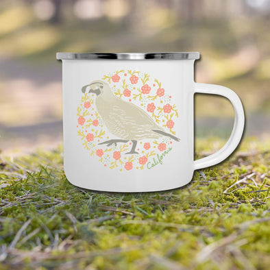 Poppy Quail Camper Mug-CA LIMITED