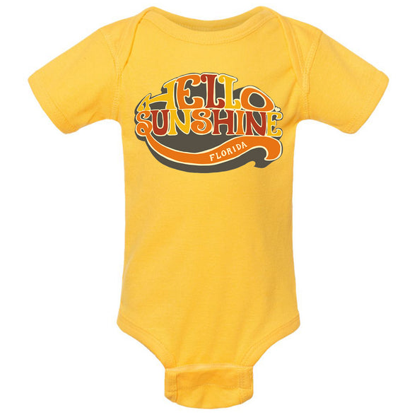 Hello Sunshine Florida Baby Onesie