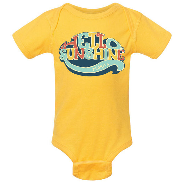 Hello Sunshine Florida Baby Onesie