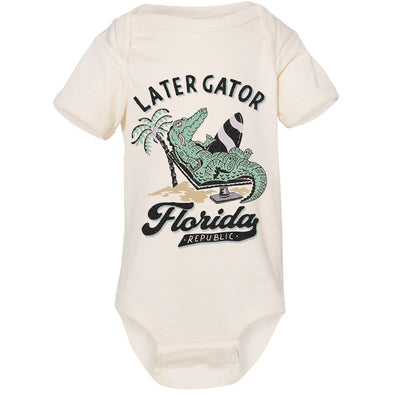 Later Gator Florida Baby Onesie