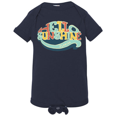 Hello Sunshine Florida Baby Onesie