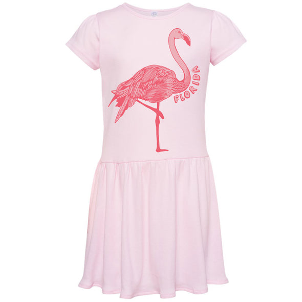 Flamingo Florida Toddlers Dress