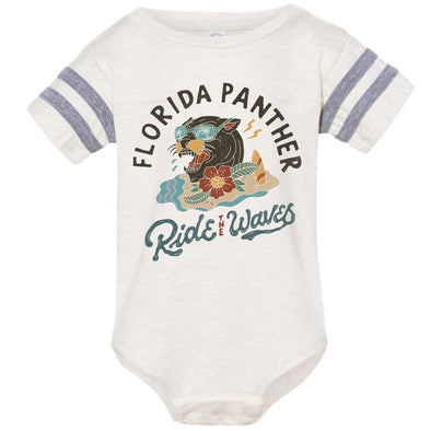 Florida Panther Stripes Baby Onesie