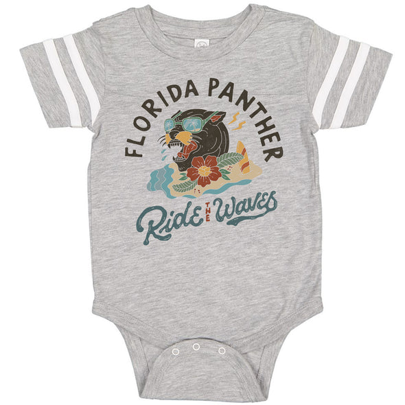 Florida Panther Stripes Baby Onesie